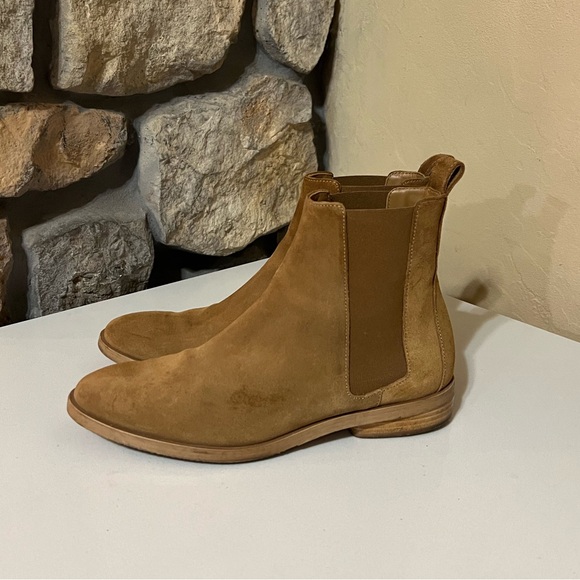 Everlane The Modern Chelsea Boot In Tan Suede Size 8 - Picture 2 of 12
